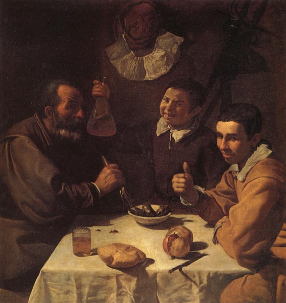 Three Men at a Table